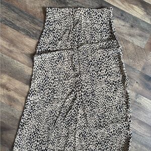 Brandy Melville Black and Tan Pencil Skirt